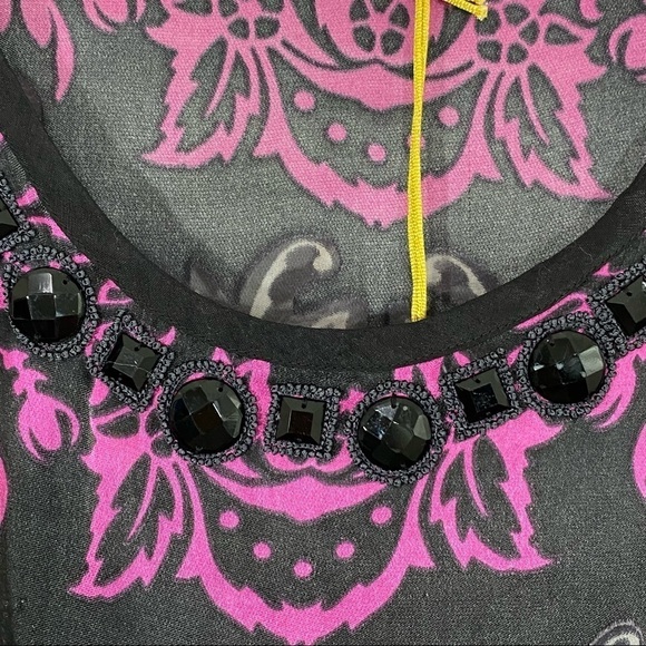 ROBERT GRAHAM - POLY / SILK BLEND VIBRANT TOP / TUNIC - STYLE IS CABIRIA - B1 - Picture 10 of 15